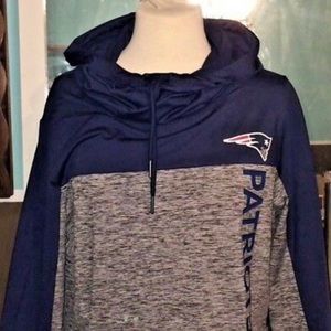 New England Patriot woman’s Cowl neck hoodie pullover XL NEW